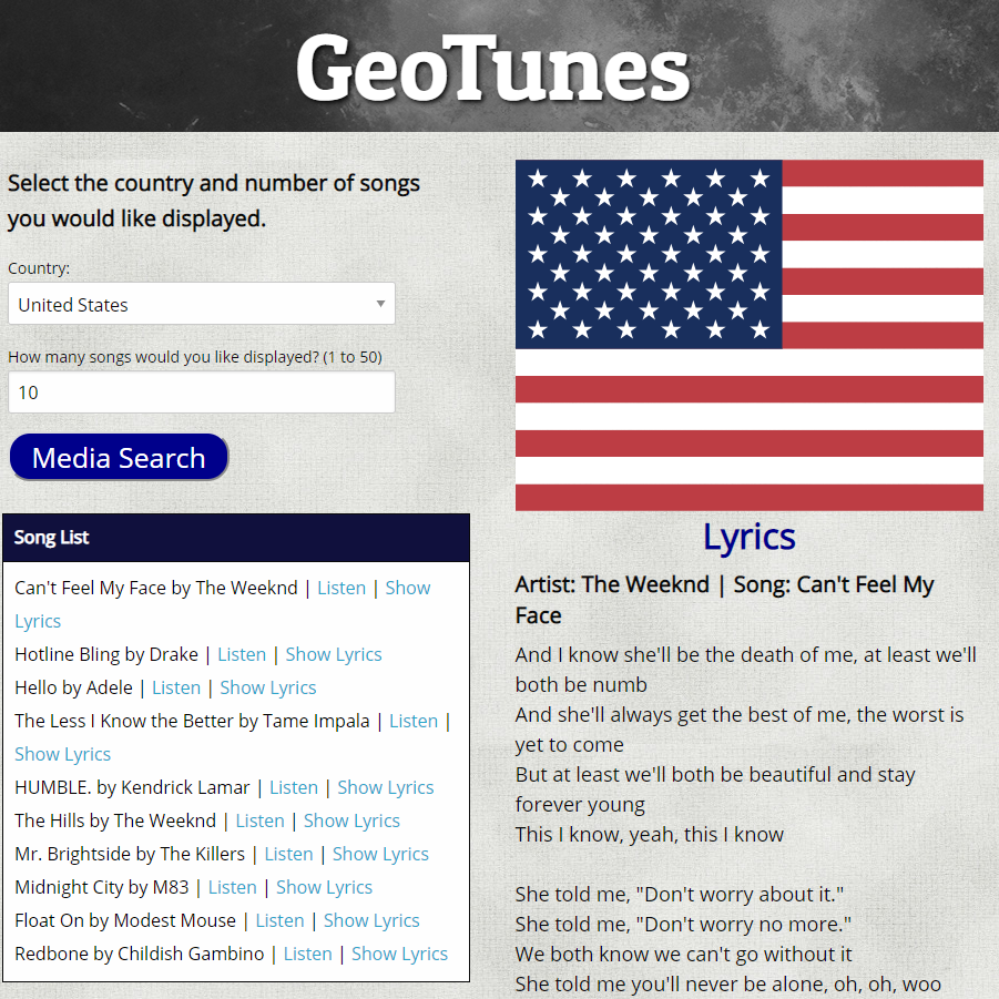 GeoTunes