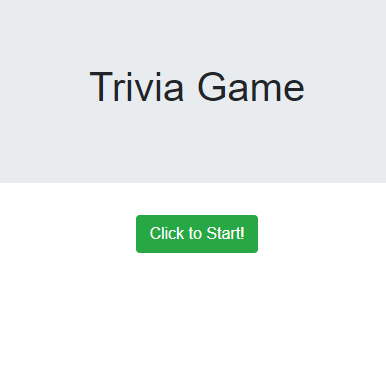 Trivia Game